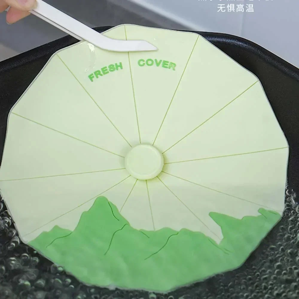 MOONBIFFY Silicone Microwave Bowl Cover | Reusable Food Wrap Lid