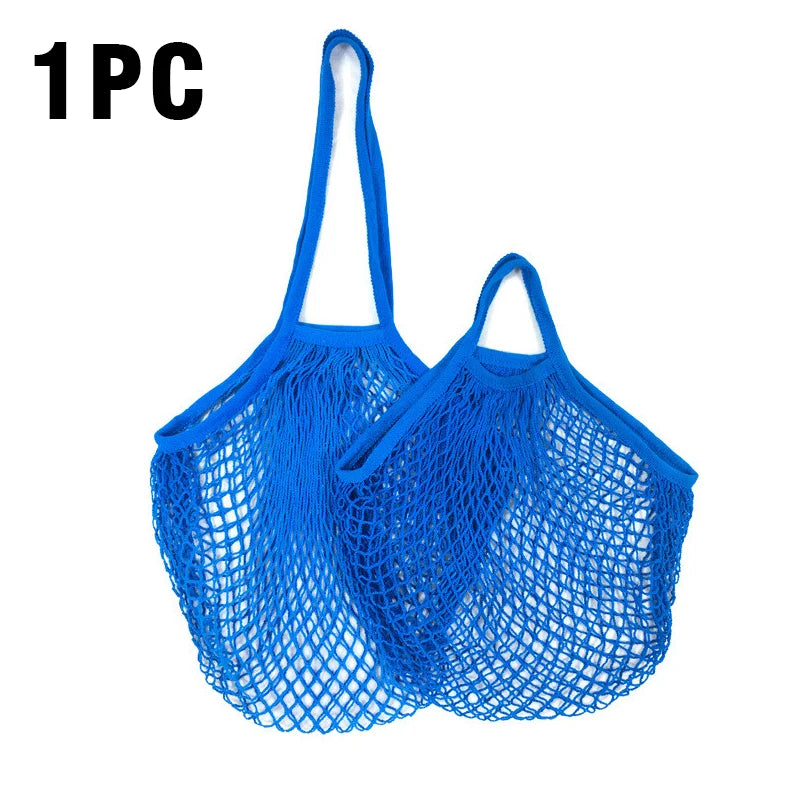Reusable Cotton Mesh Grocery Bag | Zero-Waste Shopping Bag | 15 Colours