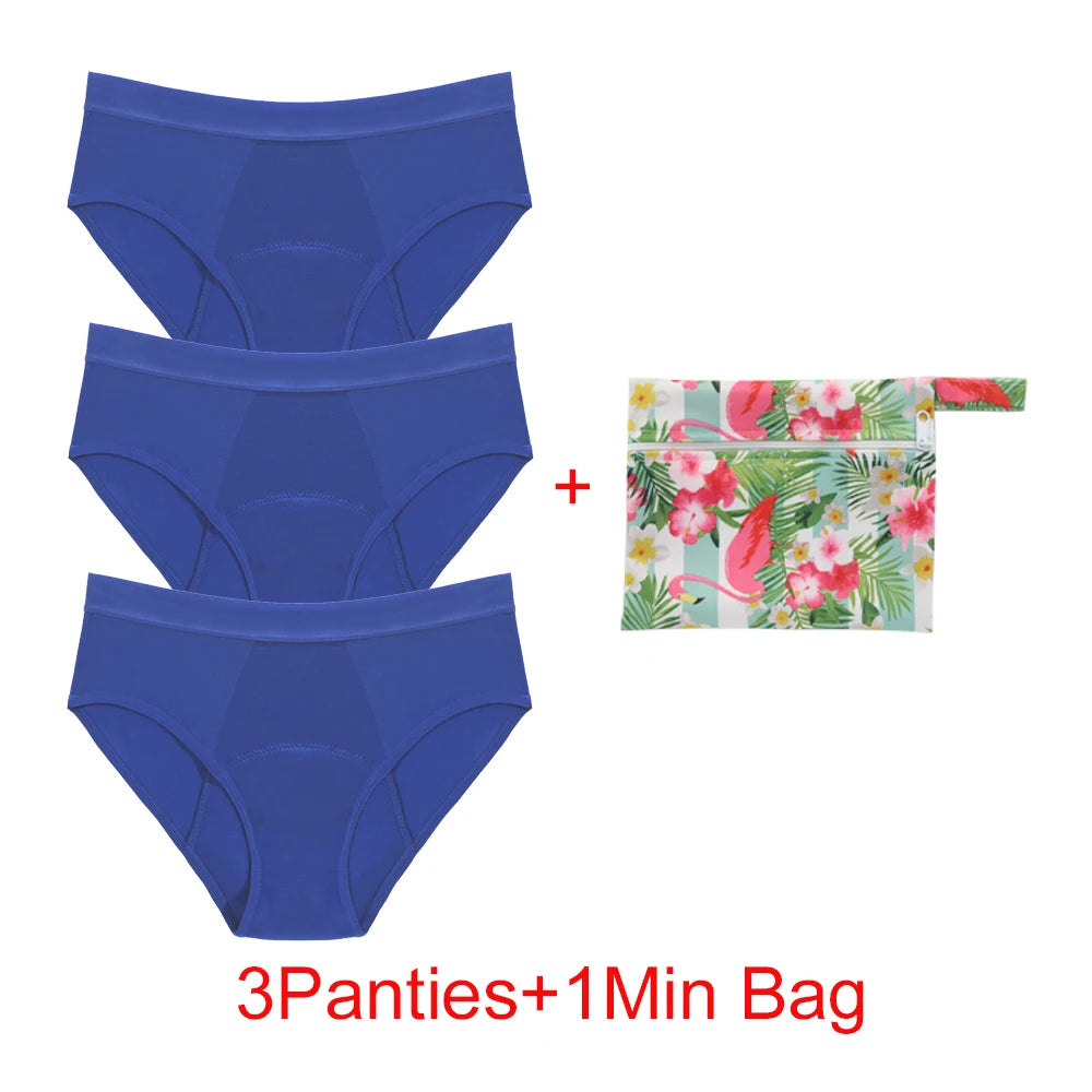 Women's Heavy Absorbency Period Briefs | Four-Layer | Reusable | S–6XL