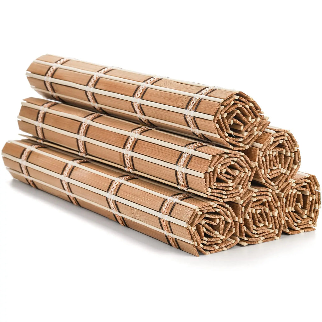 Natural Bamboo Placemats Set of 4 | Anti-Slip & Heat-Resistant | 30×45cm | ILVISEST