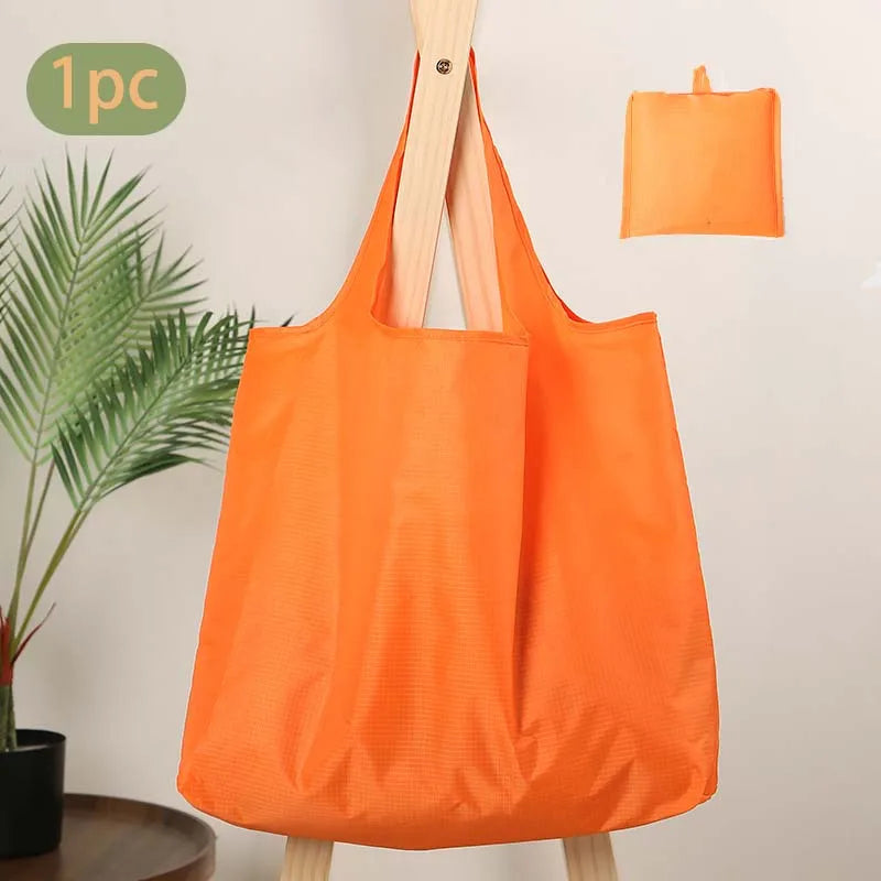 Waterproof Foldable Shopping Bag – Reusable Grocery Tote