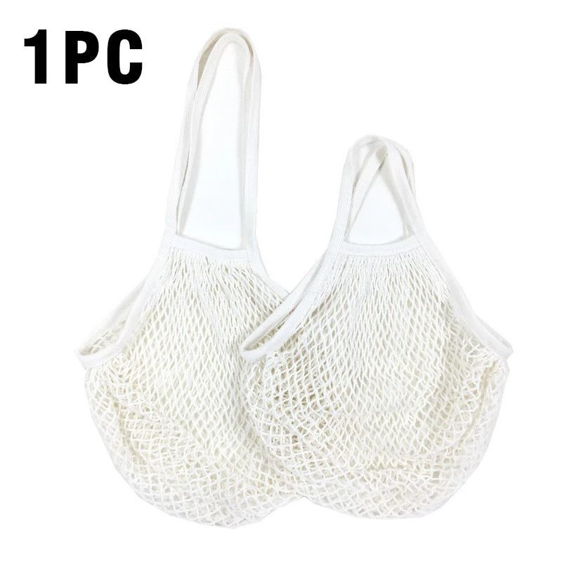 Reusable Cotton Mesh Grocery Bag | Zero-Waste Shopping Bag | 15 Colours
