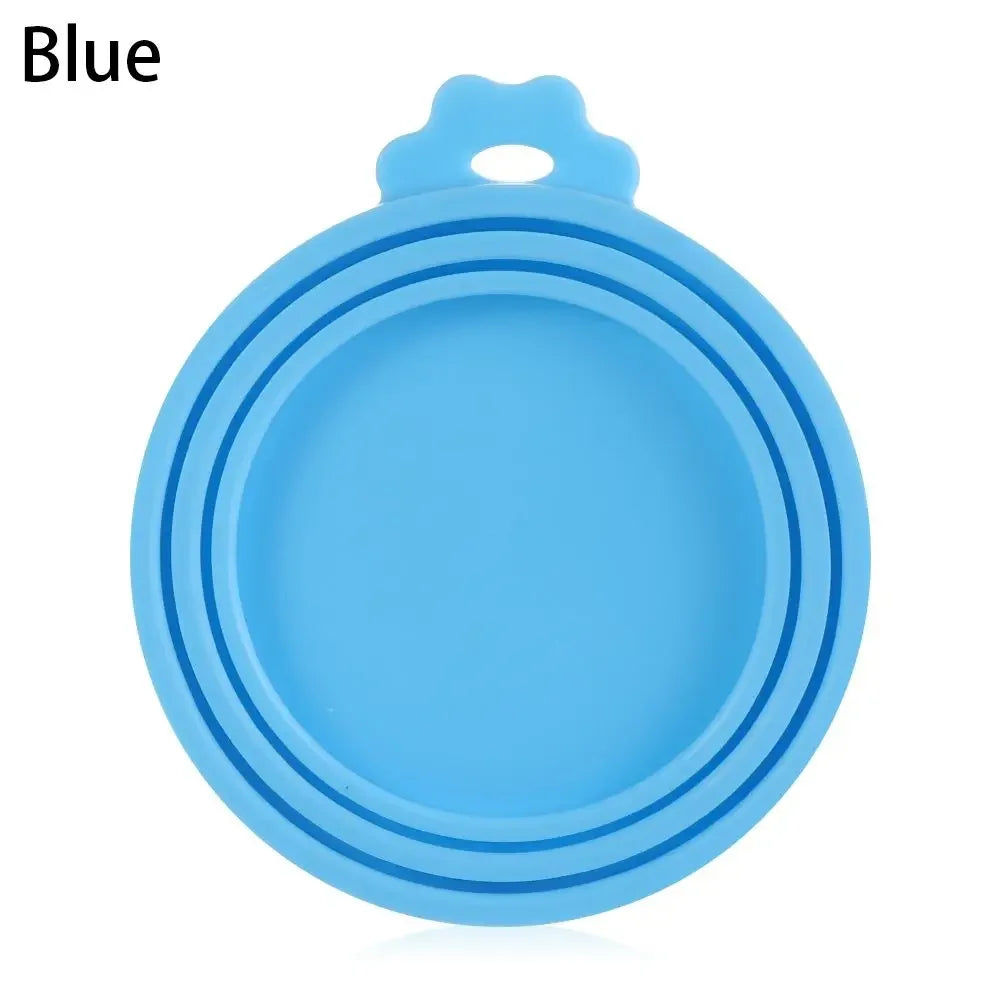 Reusable Silicone Can Lids - 3-Pack Food Tin Covers for Cans & Pet Food