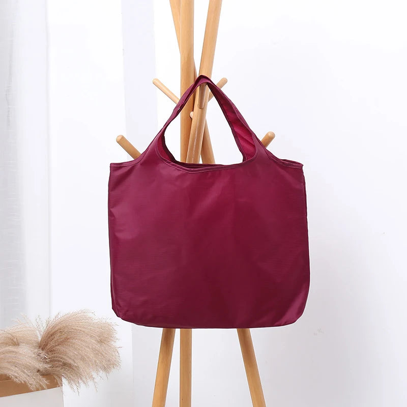 Large Foldable Shopping Tote Bag | Reusable Oxford Shoulder Bag | XINGMING | 6 Colours