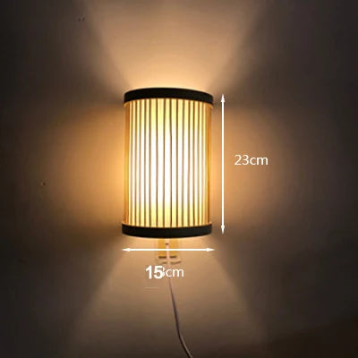 Hand-Woven Bamboo Pendant Light | Natural Wood Lampshade | ZODOLAMP