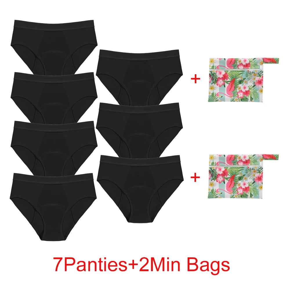 Women's Heavy Absorbency Period Briefs | Four-Layer | Reusable | S–6XL