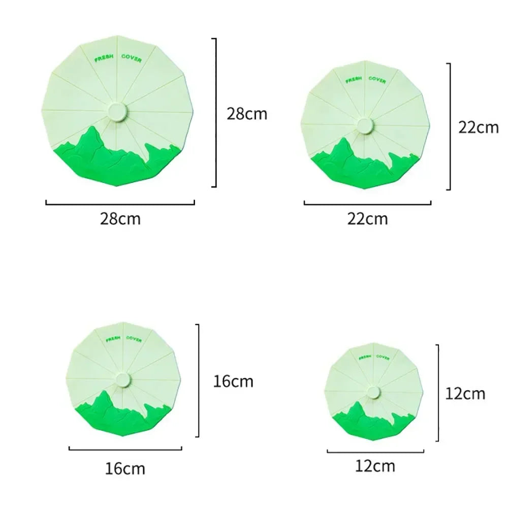 MOONBIFFY Silicone Microwave Bowl Cover | Reusable Food Wrap Lid
