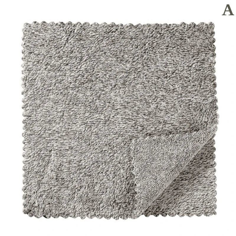 Bamboo Charcoal Microfibre Cleaning Cloth – Antibacterial Kitchen & Home Wipe