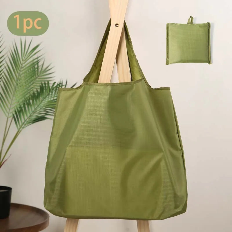 Waterproof Foldable Shopping Bag – Reusable Grocery Tote