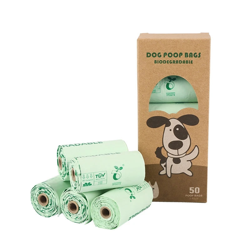Corn Starch Pet Waste Bags, 2–10 Roll Options