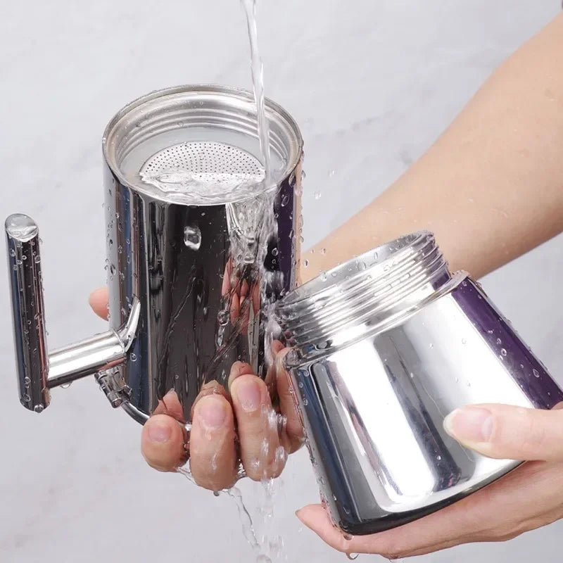Thickened Stainless Steel Moka Pot | 300ml | Induction & Gas | Italian Stovetop Espresso