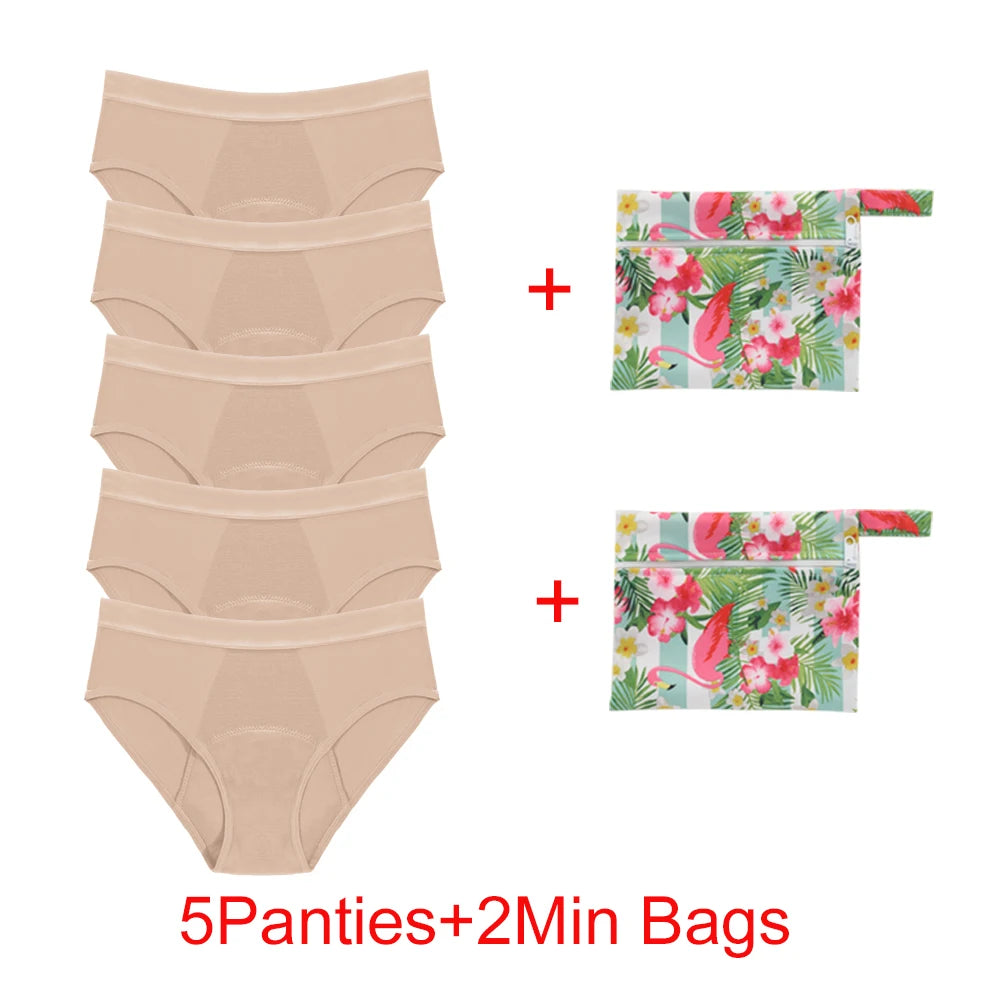 Women's Heavy Absorbency Period Briefs | Four-Layer | Reusable | S–6XL