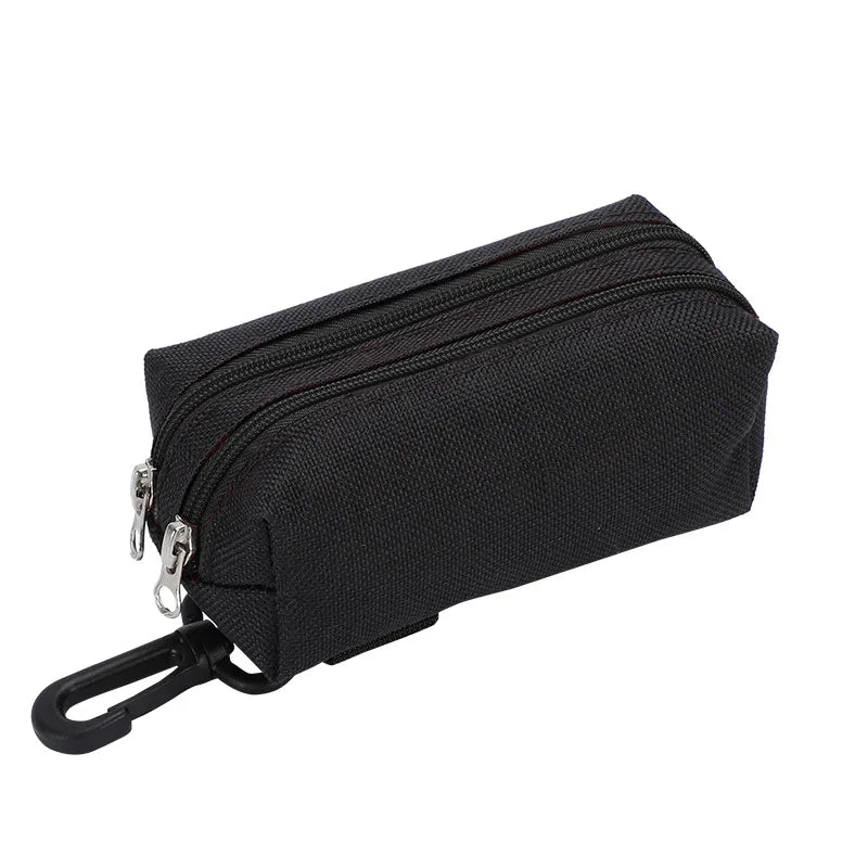 Dog Waste Bag Dispenser with Two Pockets