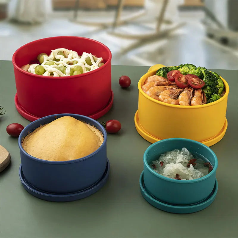 Round Silicone Food Container, Choice of Size