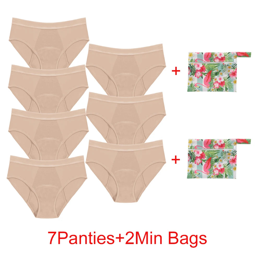 Women's Heavy Absorbency Period Briefs | Four-Layer | Reusable | S–6XL