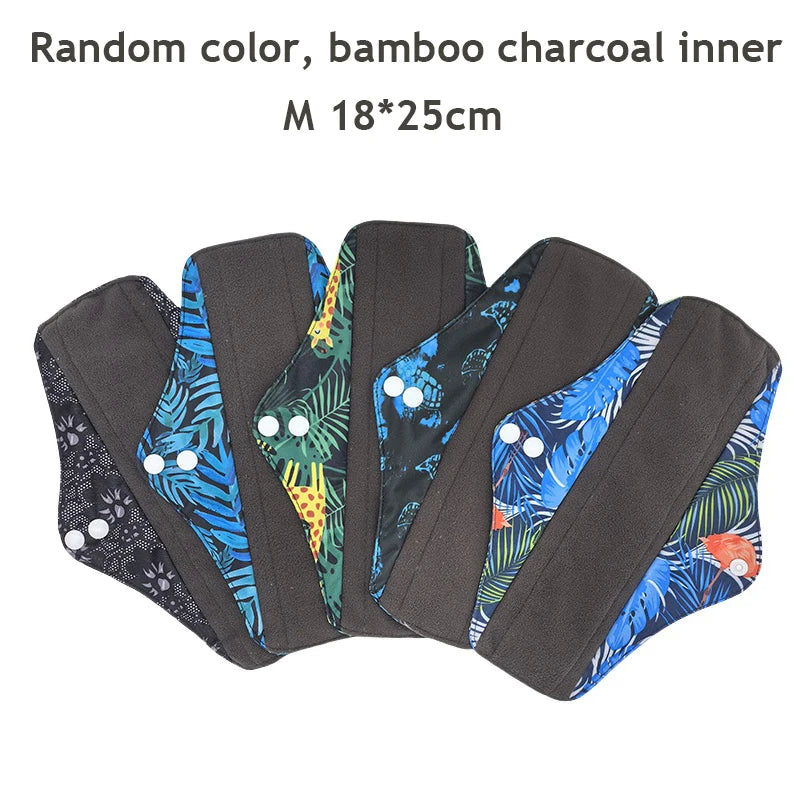 Reusable Menstrual Pads 5-Pack — S, M & L for Day & Night | DHCLOTHBABY