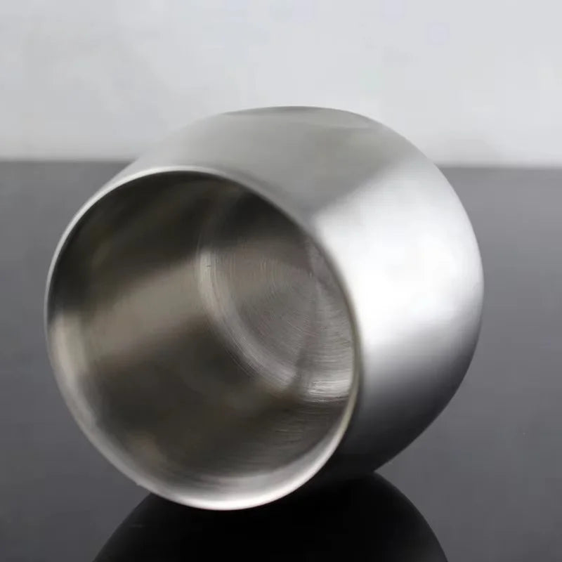 Stainless Steel Double-Wall Espresso Cup | Anti-Scald | 150ml & 200ml | 304 Grade