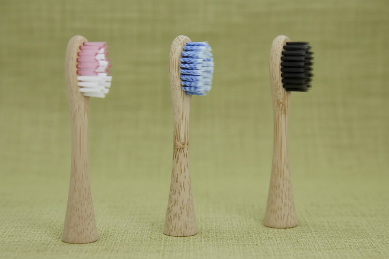 Bamboo Electric Toothbrush Replacement Heads — 3-Pack | Fits Philips Sonicare 3, 6 & 9 Series
