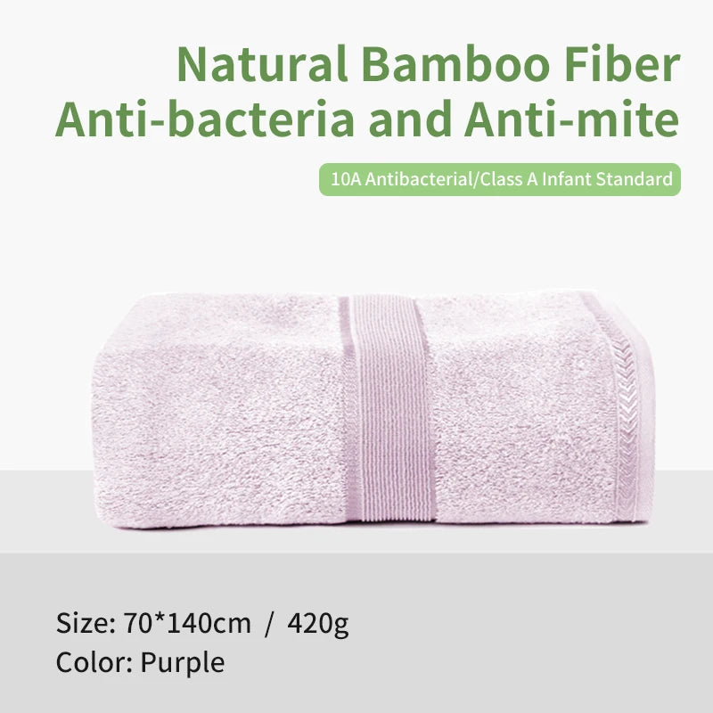 Bamboo Fibre Towel — Soft, Quick-Dry & Absorbent | Hand, Face & Bath Sizes