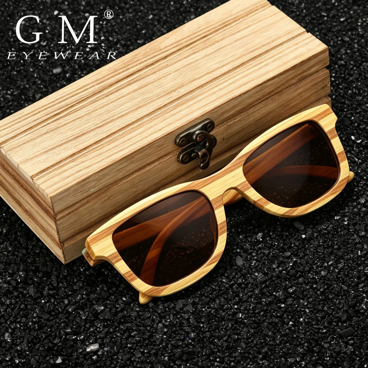 Skateboard Wood Bamboo Polarised Sunglasses – UV400 | Model S3834