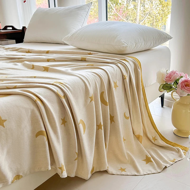 Bamboo Throw Blanket – Lightweight & Breathable | 3 Sizes | 9 Patterns
