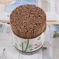 Carbonized Bamboo Toothpicks - 800 Pack Eco-Friendly Disposable Dental Picks