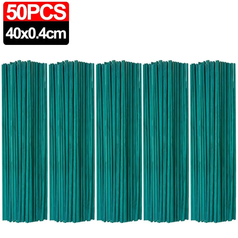 Bamboo Plant Support Stakes — 10, 20, 30 or 50 Pack