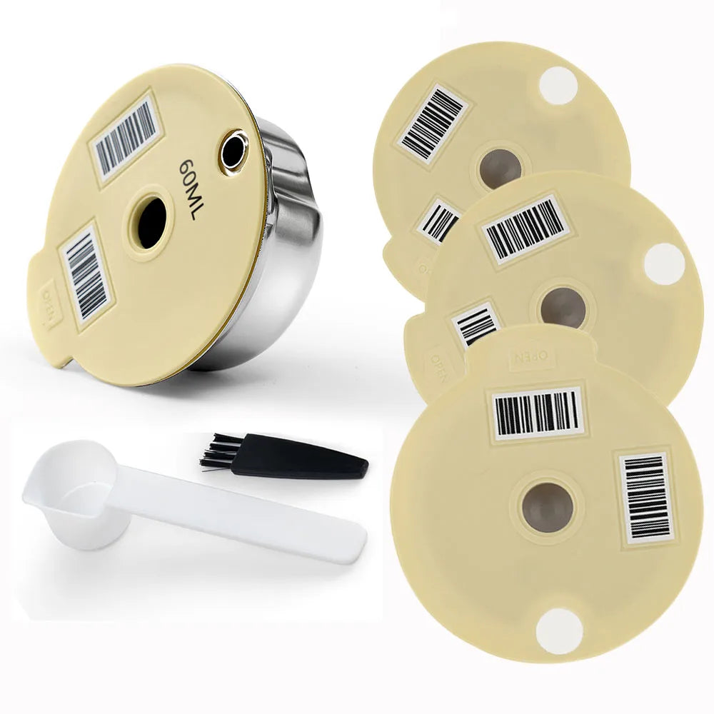 304 Stainless Steel Reusable Coffee Pod | Compatible with Tassimo Machines | 60ml–220ml
