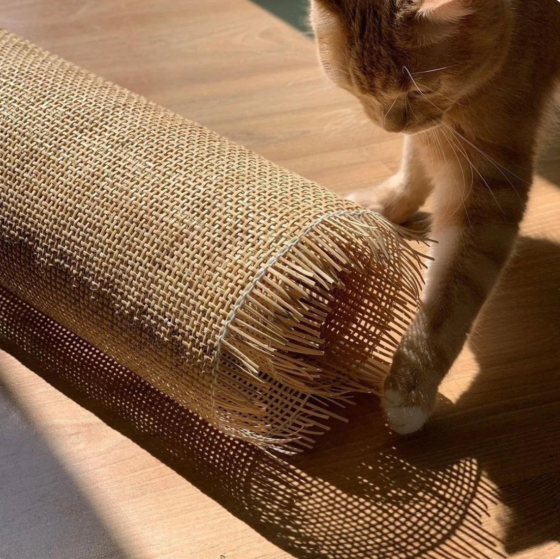 Natural Rattan Cane Webbing Roll | Pre-Cut Sheets for Furniture & Chair Repair