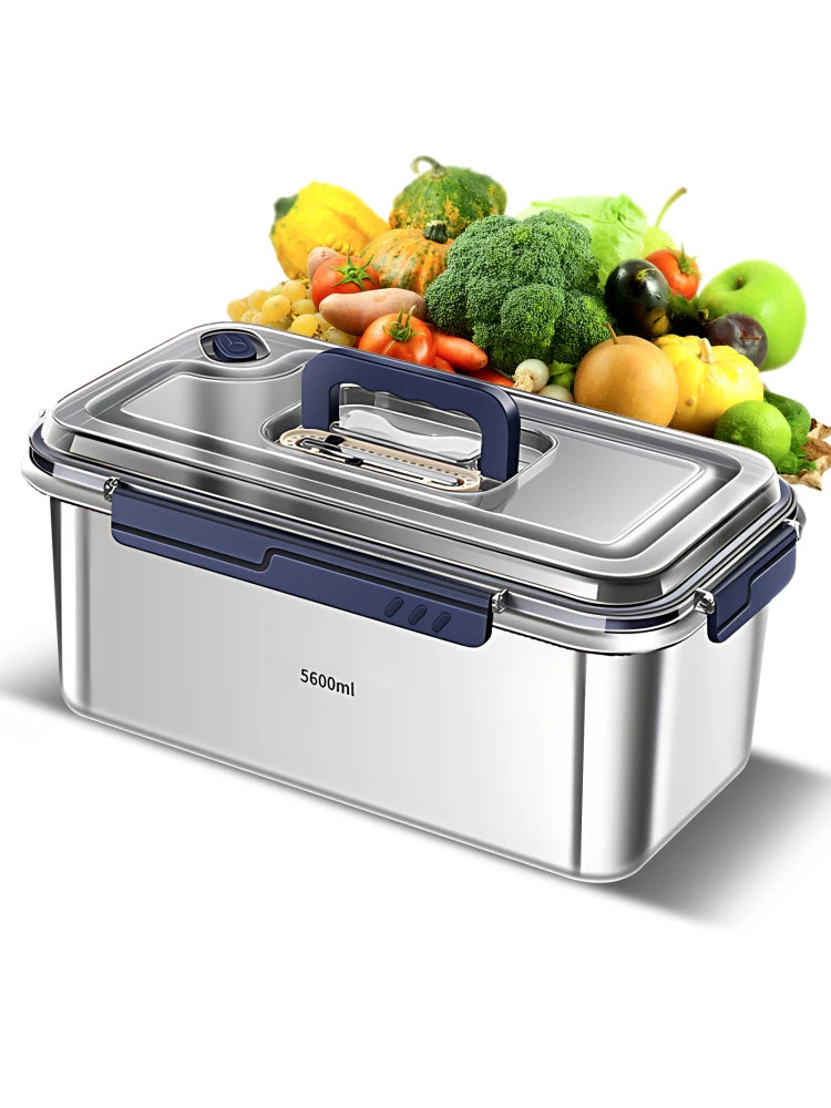 Premium 316 Stainless Steel Food Storage Container with Airtight Lid