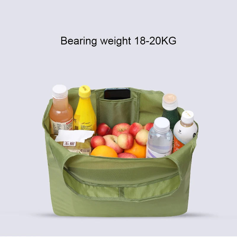 Large Foldable Shopping Tote Bag | Reusable Oxford Shoulder Bag | XINGMING | 6 Colours