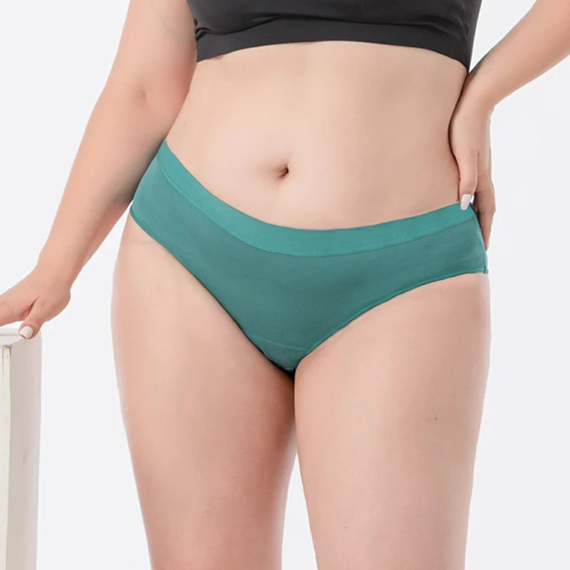 Women's Heavy Absorbency Period Briefs | Four-Layer | Reusable | S–6XL