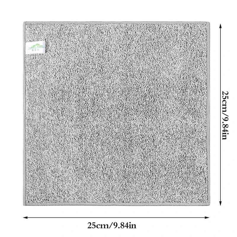 Bamboo Charcoal Microfibre Cleaning Cloth – Antibacterial Kitchen & Home Wipe