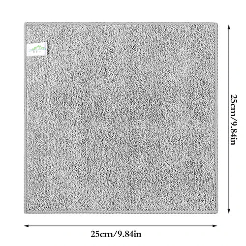 Bamboo Charcoal Microfibre Cleaning Cloth – Antibacterial Kitchen & Home Wipe