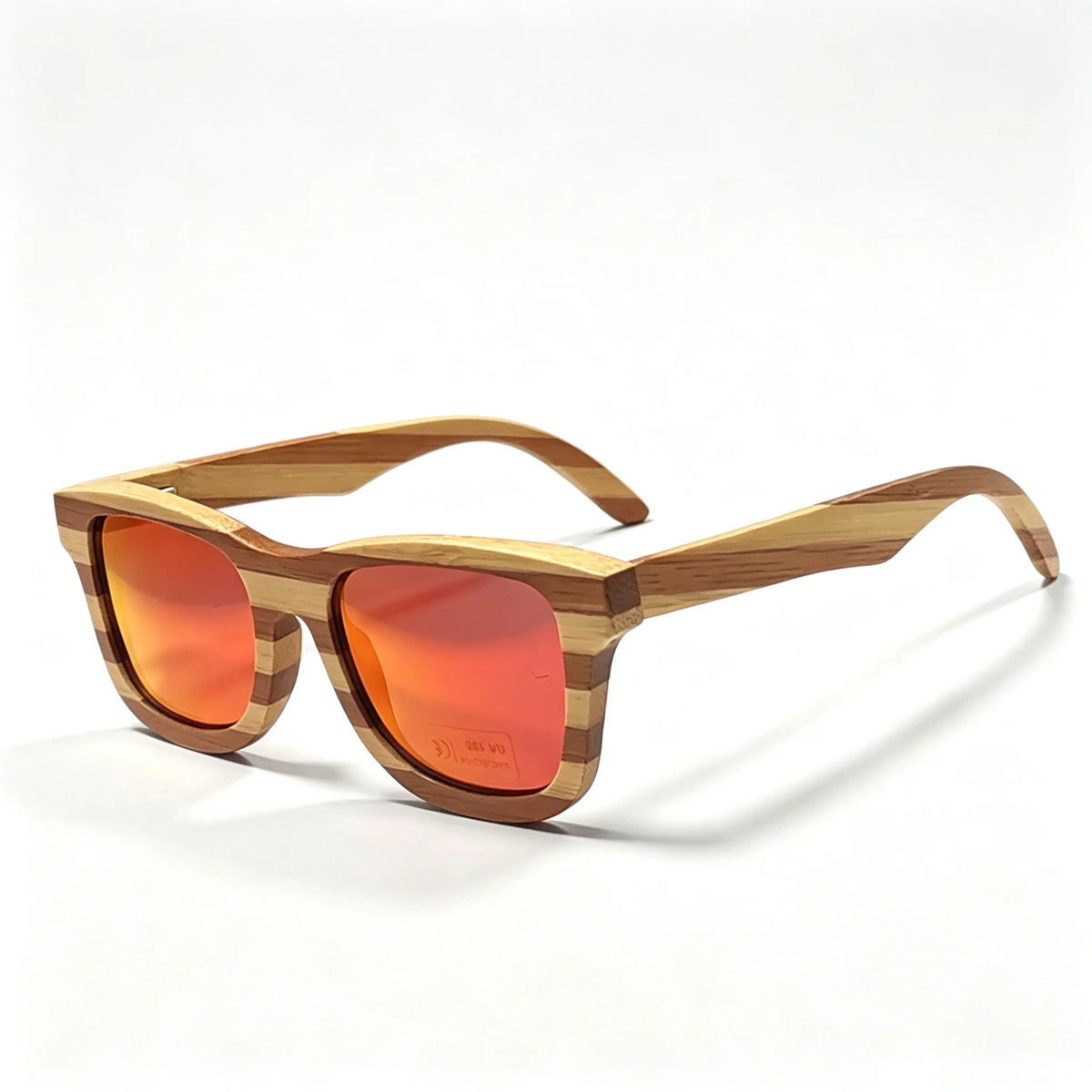 Skateboard Wood Bamboo Polarised Sunglasses – UV400 | Model S3834