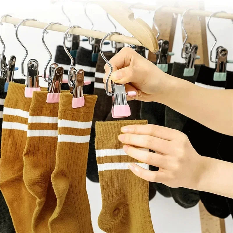 Stainless Steel Clothes Pegs | Set of 10, 20 or 30 | Black, Beige, Pink & Green