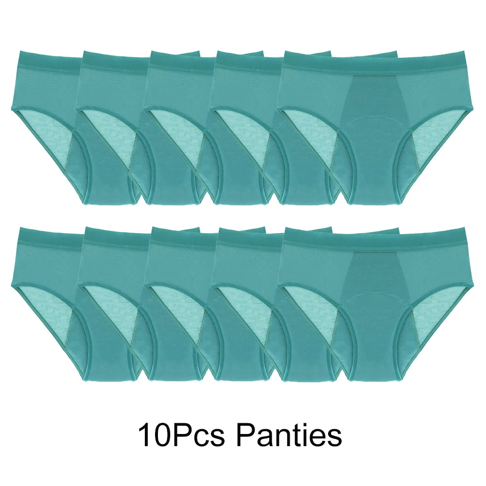 Women's Heavy Absorbency Period Briefs | Four-Layer | Reusable | S–6XL