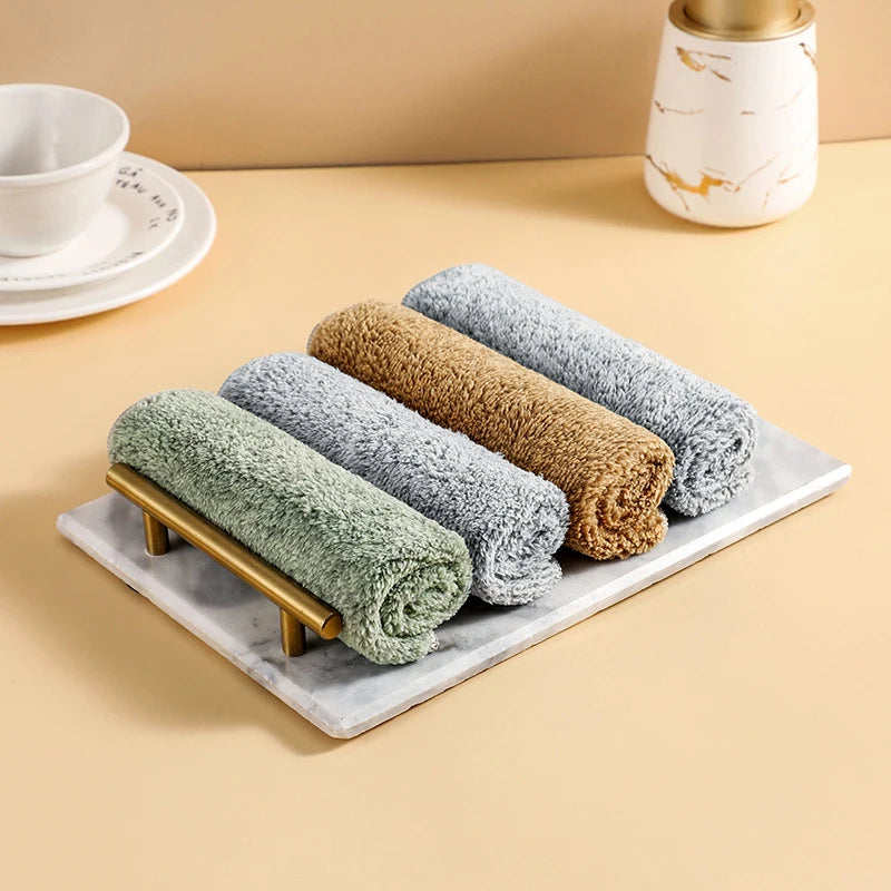 Bamboo Charcoal Microfibre Cleaning Cloth – Antibacterial Kitchen & Home Wipe